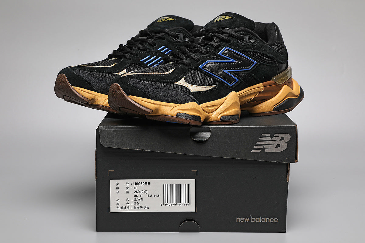Unisex tenisky New Balance 9060 černožluté