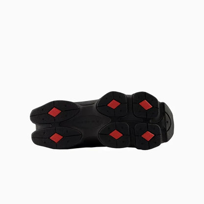 Baskets unisexes New Balance 9060 noires et rouges