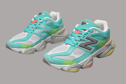 New Balance 9060 unisex-joggesko Cyan Burst