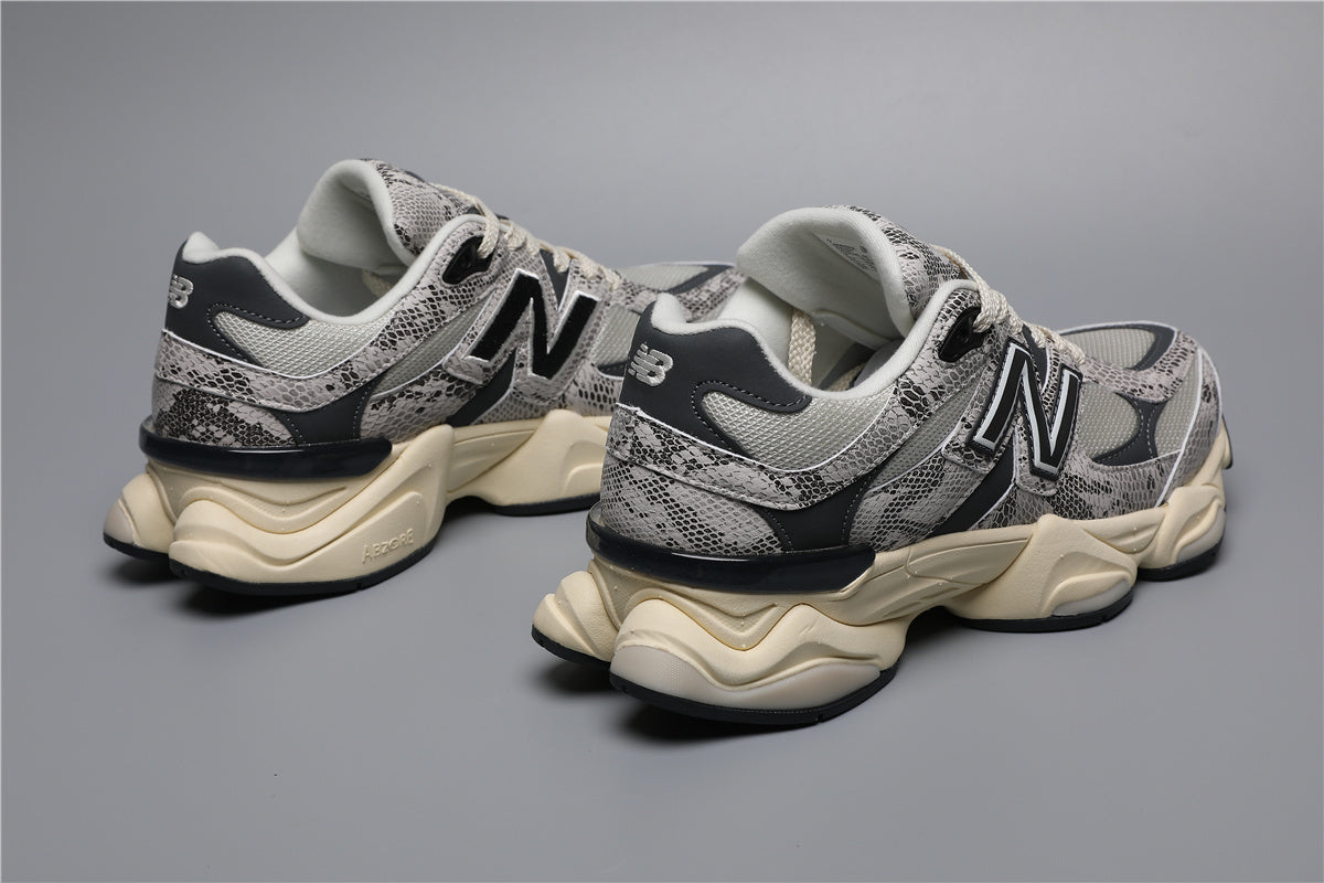 Brògan-spòrs unisex New Balance 9060 Black Gray