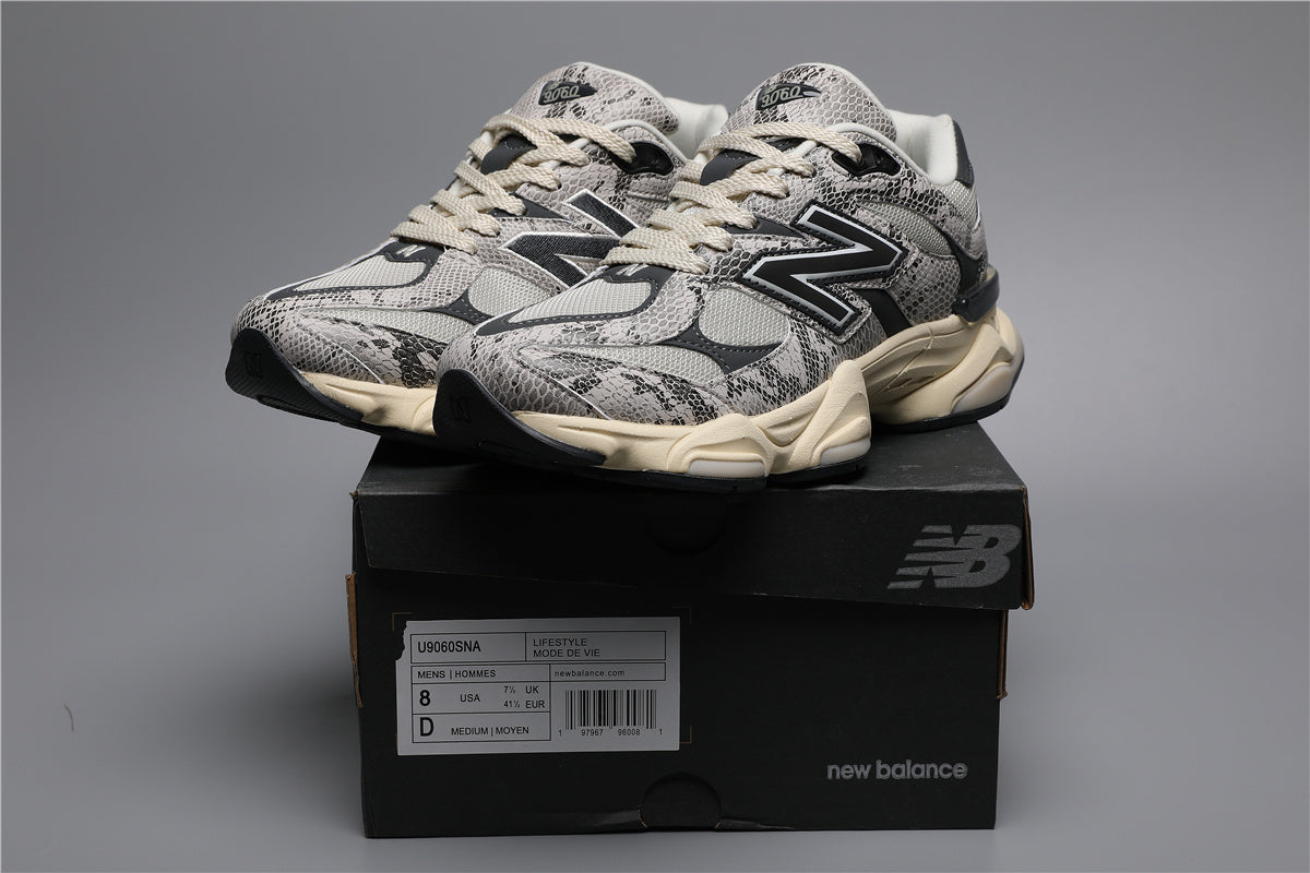 Brògan-spòrs unisex New Balance 9060 Black Gray