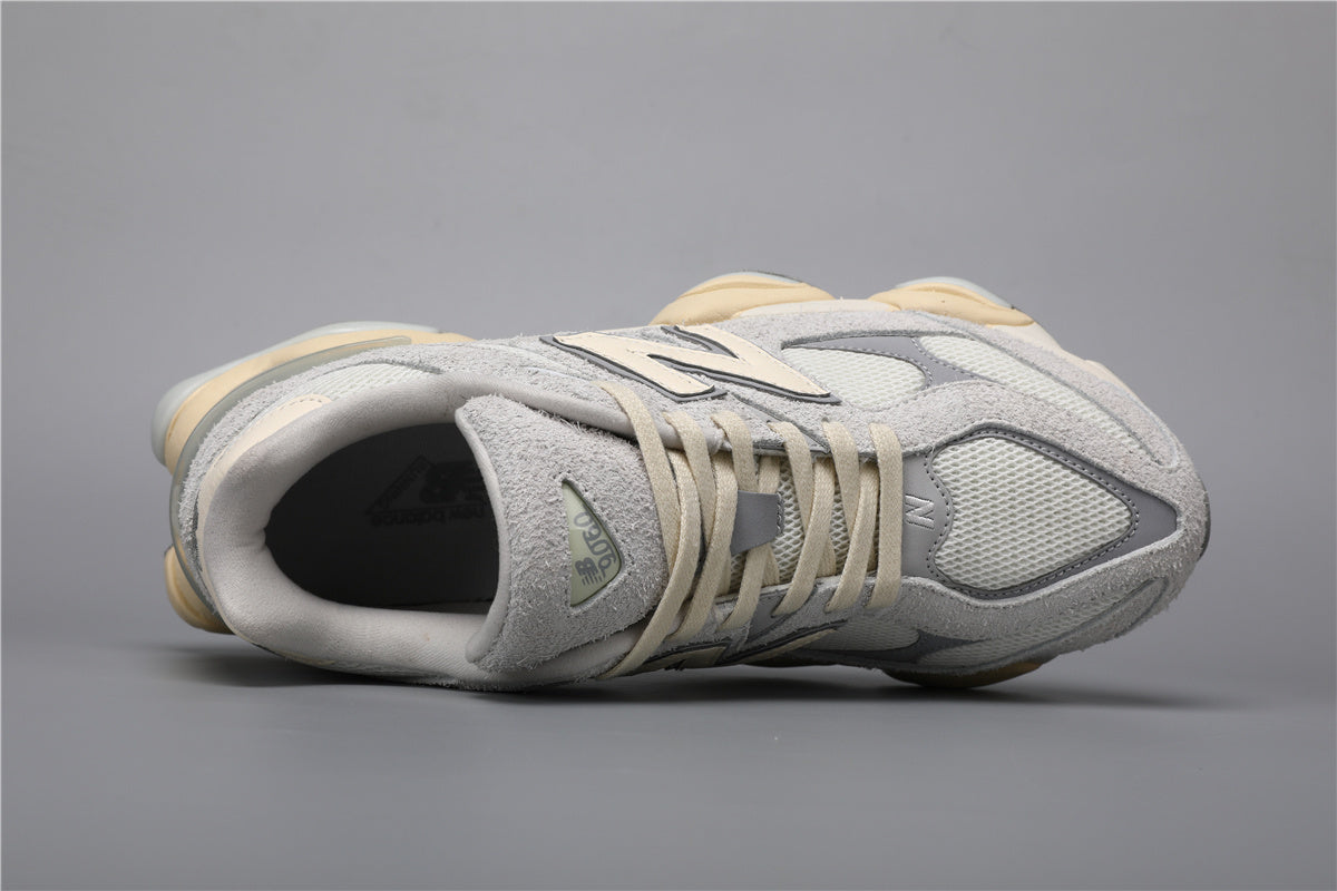New Balance 9060 Unisex-Sneaker Grau-Weiß