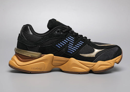 New Balance 9060 unisex-tossud Black Yellow